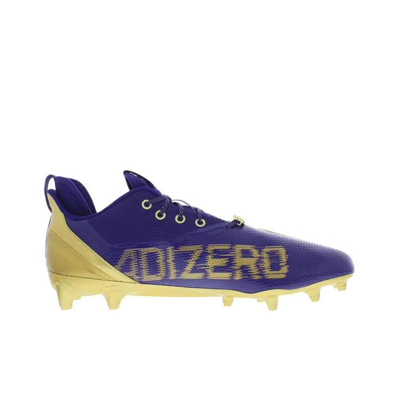 Adidas Adizero Scorch Abrasion Resistant Soccer Shoes Men's Blue Gold Color-2