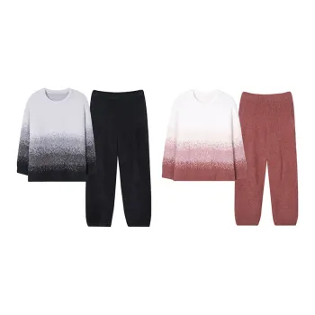 Sha Qian Pajama Set Autumn And Winter Season Unisex