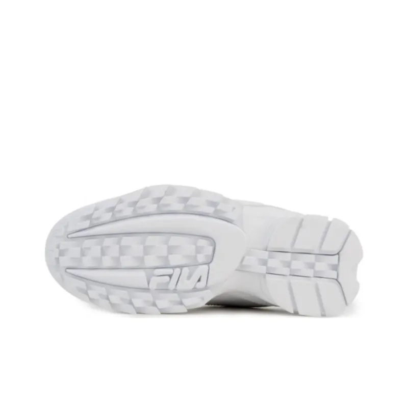 FILA Women's Disruptor 2 Premium 'White Silver'-6