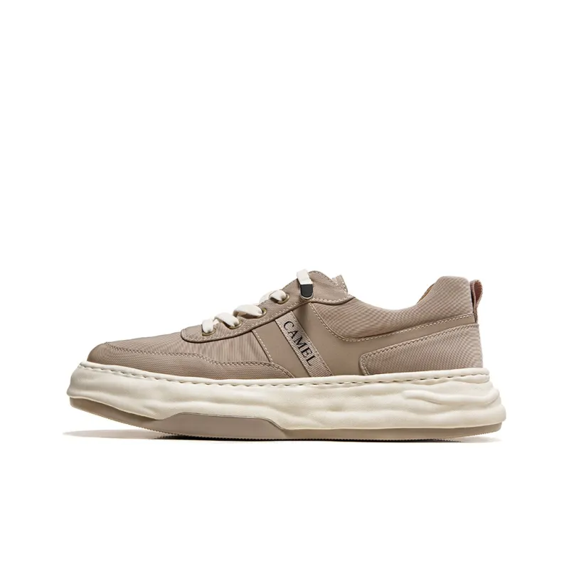 CAMEL Low-Top Skateboard Shoes Men's-5