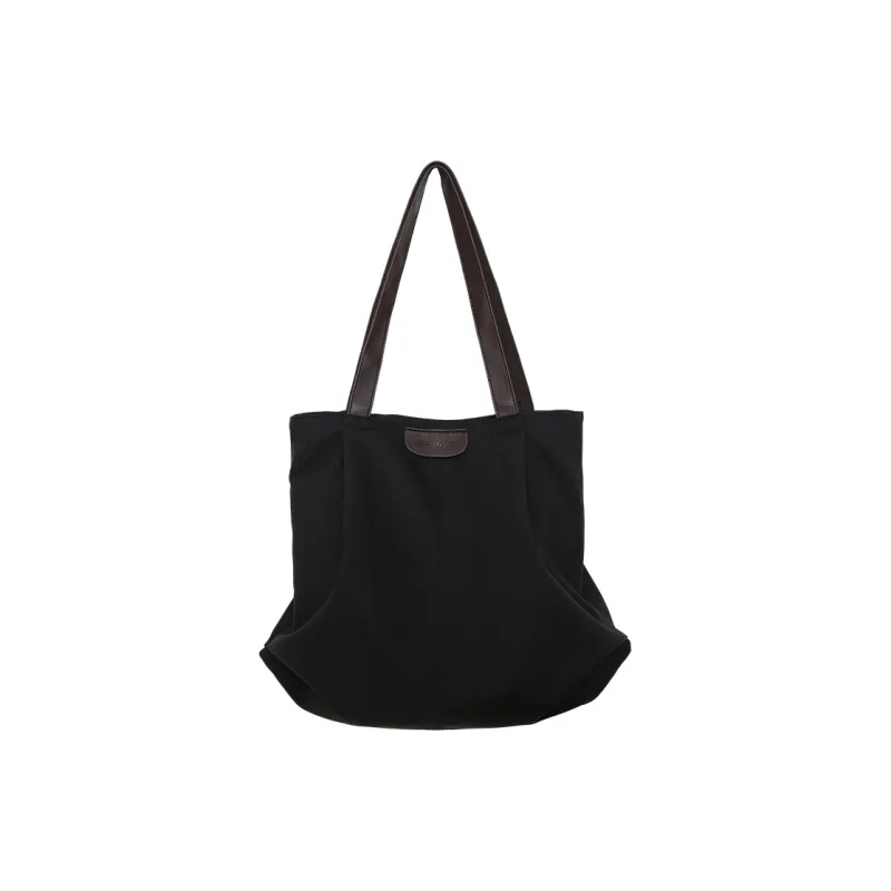 Deli Bear Nylon Tote Bag, Shopping Bag, Handbag, Shoulder Bag Women's Khaki/White/Black-11