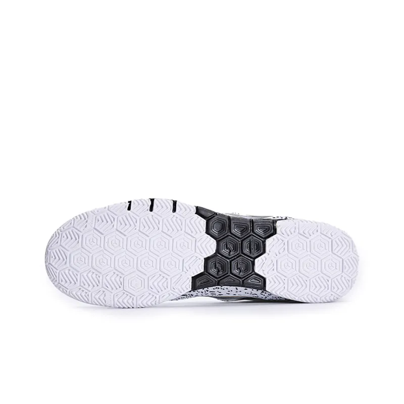Joma IC/IN Anti Slip Wear Resistant Soccer Shoes Men's White Black-4