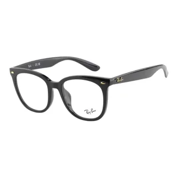 RayBan Plate Frame Rectangular Sunglasses Unisex Black