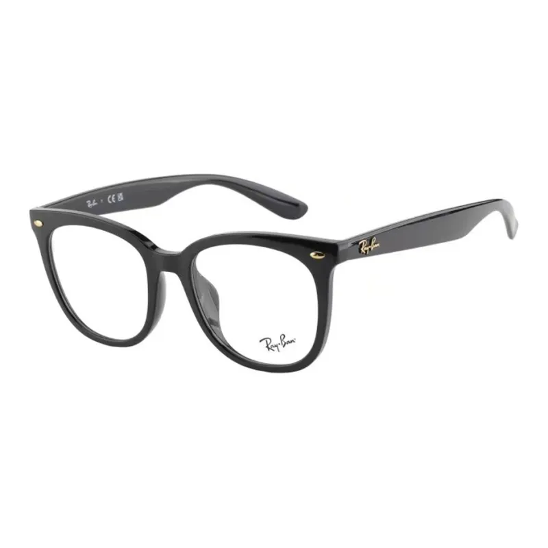 RayBan Plate Frame Rectangular Sunglasses Unisex Black-0