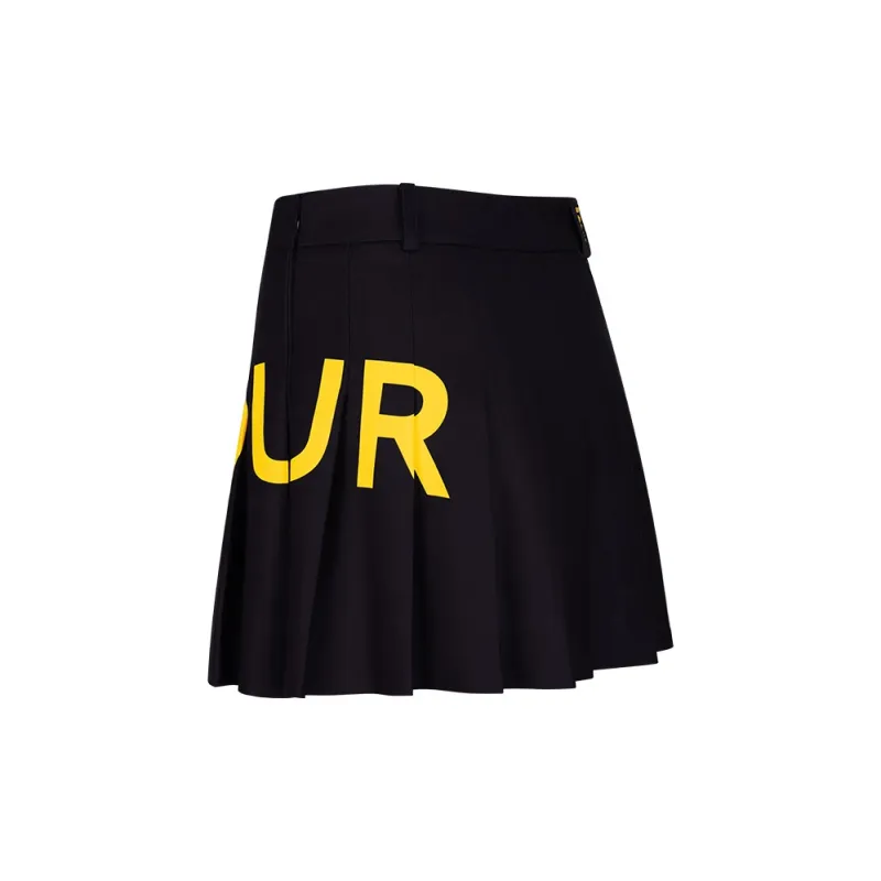 EUROPEAN TOUR Casual Short Skirts Fall Women's Black-2