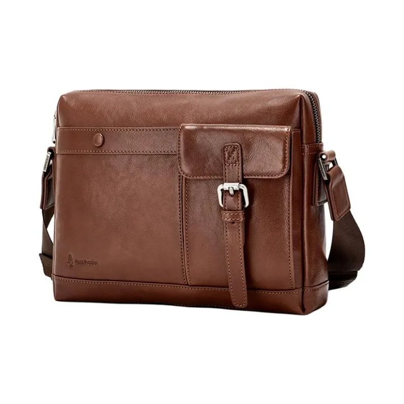 Hush Puppies Cow Leather Shoulder Bag Men's-4