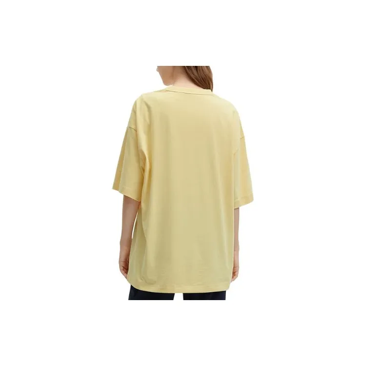 FILA T Shirt Unisex Morning Dawn Yellow-1