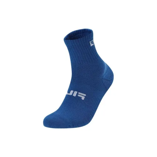 FILA Fitness Series Mid Calf Socks Men's 1 Pack Turkey Sea Blue