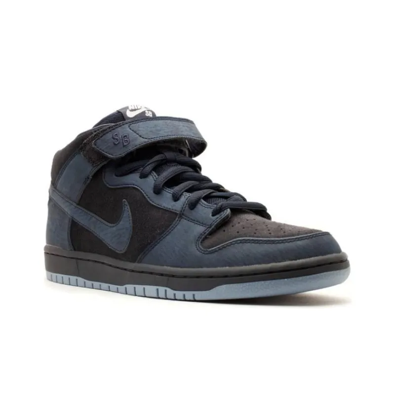 Nike Sb Dunk Mid Obsidian Navy Blue-4