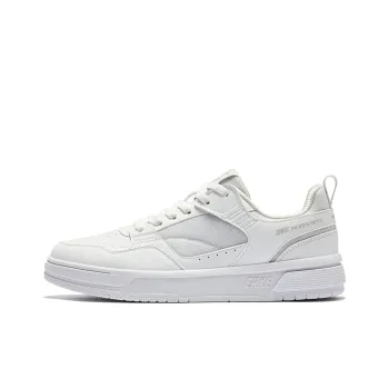 Erke Pioneer Anti Slip Wear Resistant Low Top Skateboard Shoes Men's Erke White