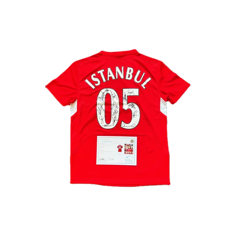EM Liverpool 2005 Istanbul Miracle Night Includes Certification Certificate Not Framed-0