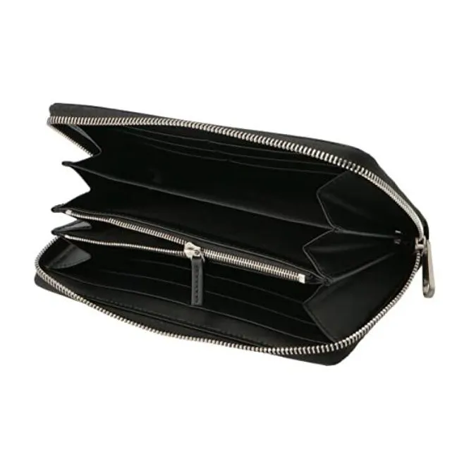 GUCCI Canvas Wallet Men's Black & Bright Red-5