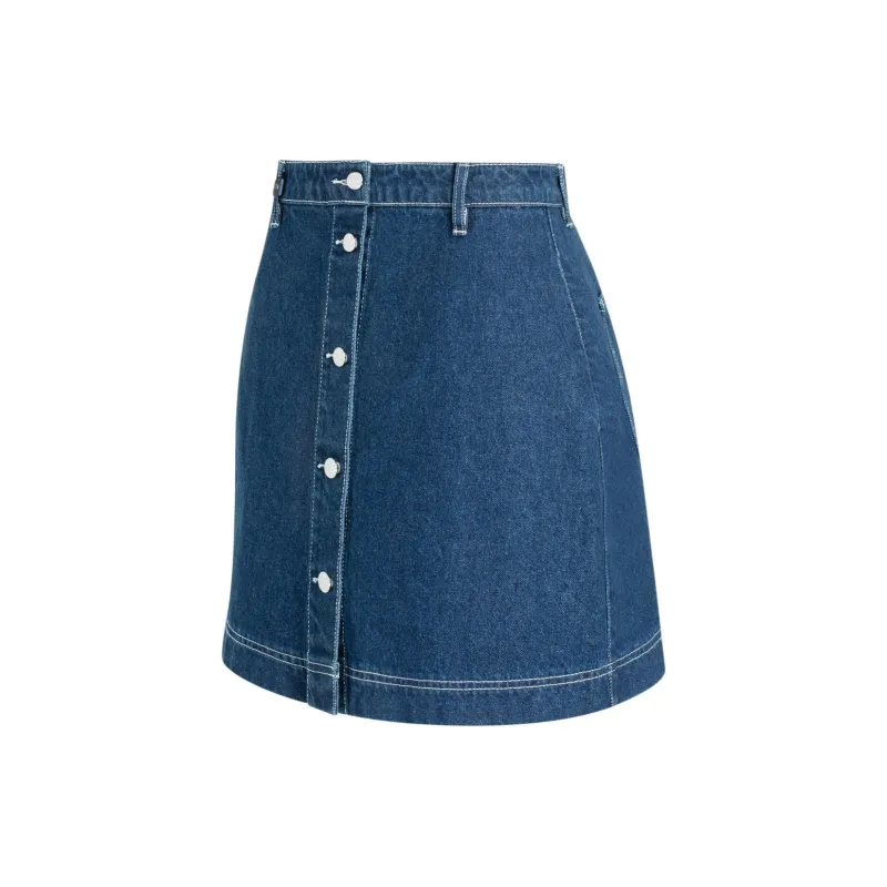 ARMANI EXCHANGE Denim Short Skirts Women's Blue-2
