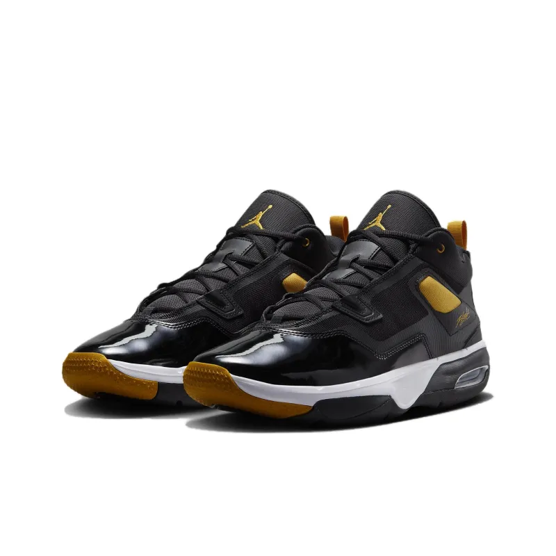 JORDAN Stay Loyal Black Yellow Ochre US M POIZON