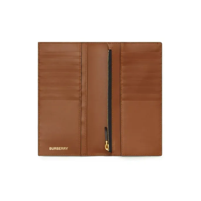 Burberry Cow Leather Wallet Men's Brown-1