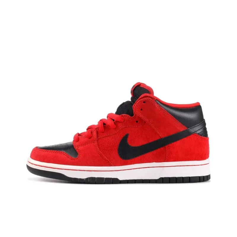 Nike Sb Dunk Mid Sport Red Black-0