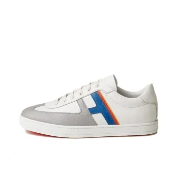 HERMES Boomerang Low Top Skateboard Shoes Men's White