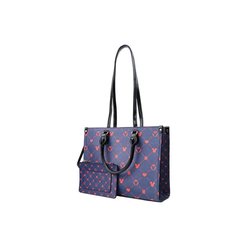 Disney Mickey Series PVC Tote Bag Shopping Bag Baby Bag Shoulder Bag Large Size Women's-7