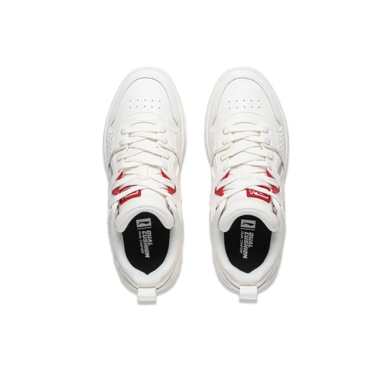 LiNing Common 80s CNY Slip Resistant Cushioning Wear Resistant Lightweight Low Top Skateboard Shoes Women's-4