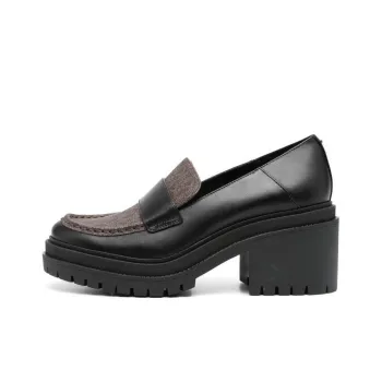 MICHAEL KORS Michael MICHAEL KORS Rocco Logo Monogram Heeled Loafers Women's