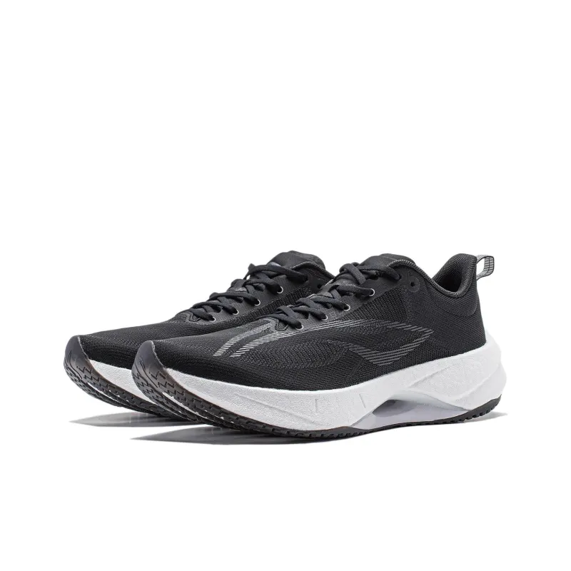 LiNing Super Light 21 Cushioning Anti Slip Wear Resistant Breathability Low Top Running Shoes Women's Black-2