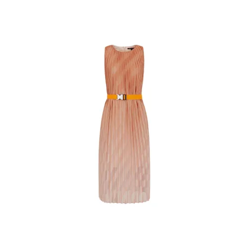 ARMANI EXCHANGE Sleeveless Dresses Women's Orange