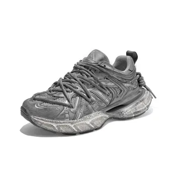 Masongarments Cage Height Enhancing Wear Resistant Lightweight Low Top Chunky Sneakers Unisex