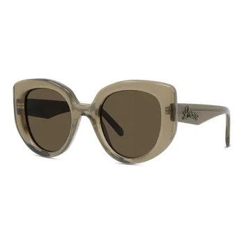 LOEWE Irregular Shape Sunglasses Unisex Brown