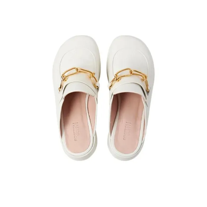 ROSETTA GETTY Platform Clog Loafers-4