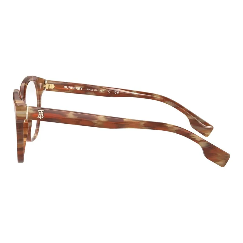 Burberry Plastic Irregular Shape Eyeglass Frames Women's Brown-2