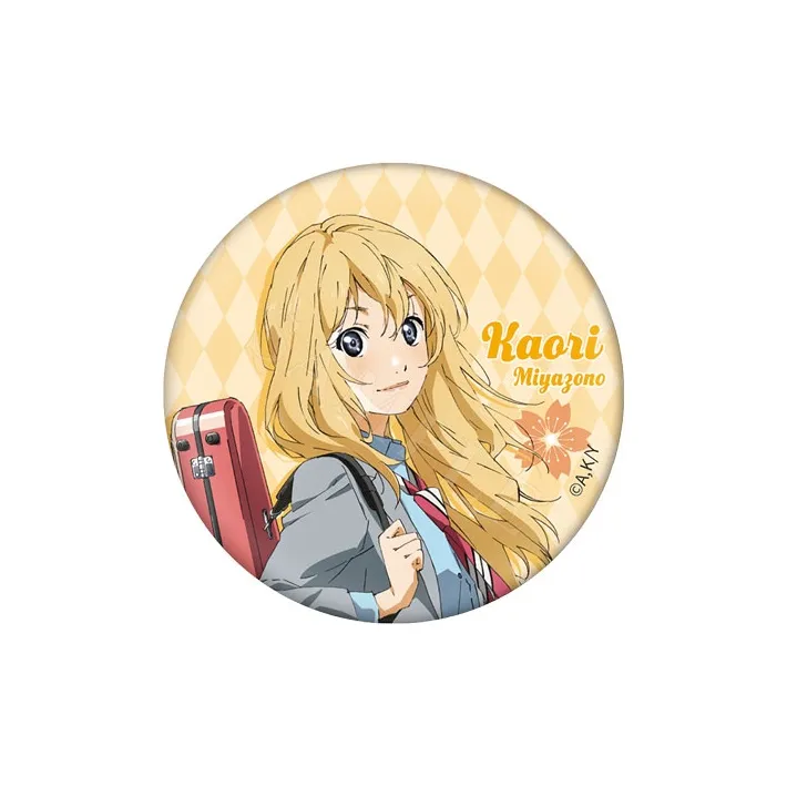 Xhdm Your Lie In April, Miyazono Kaori, Backpack Style, Violin Style Badges-1