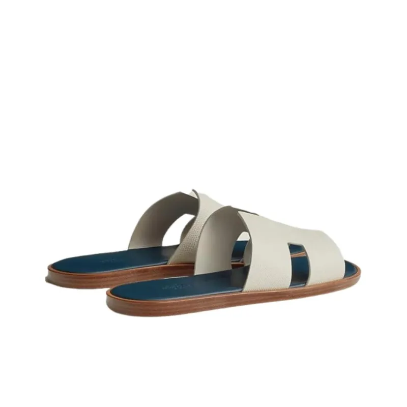 HERMES Izmir Slide Slippers Men's White-2