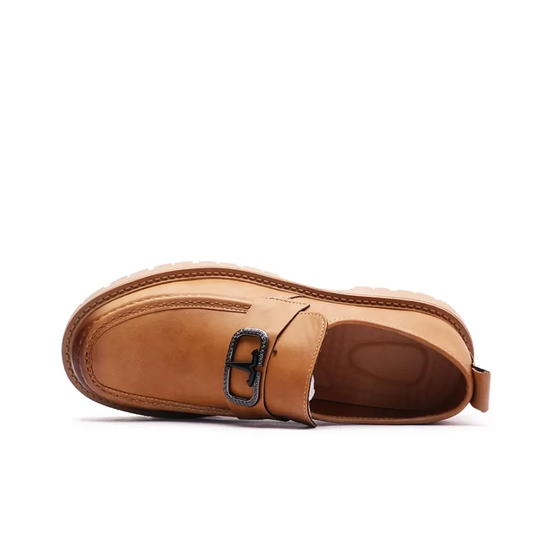 V ZERO FIVE Casual Shoes Men's Yellow Brown-3