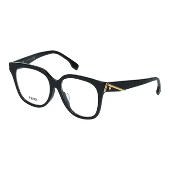 FENDI Plate Frame Square Eyeglass Frames Unisex