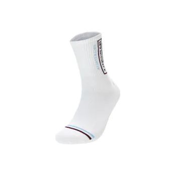 FILA Mid Calf Socks Men's 1 Pack Standard White