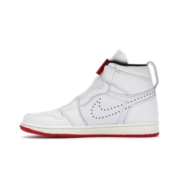 JORDAN 1 Retro High Zip White University Red