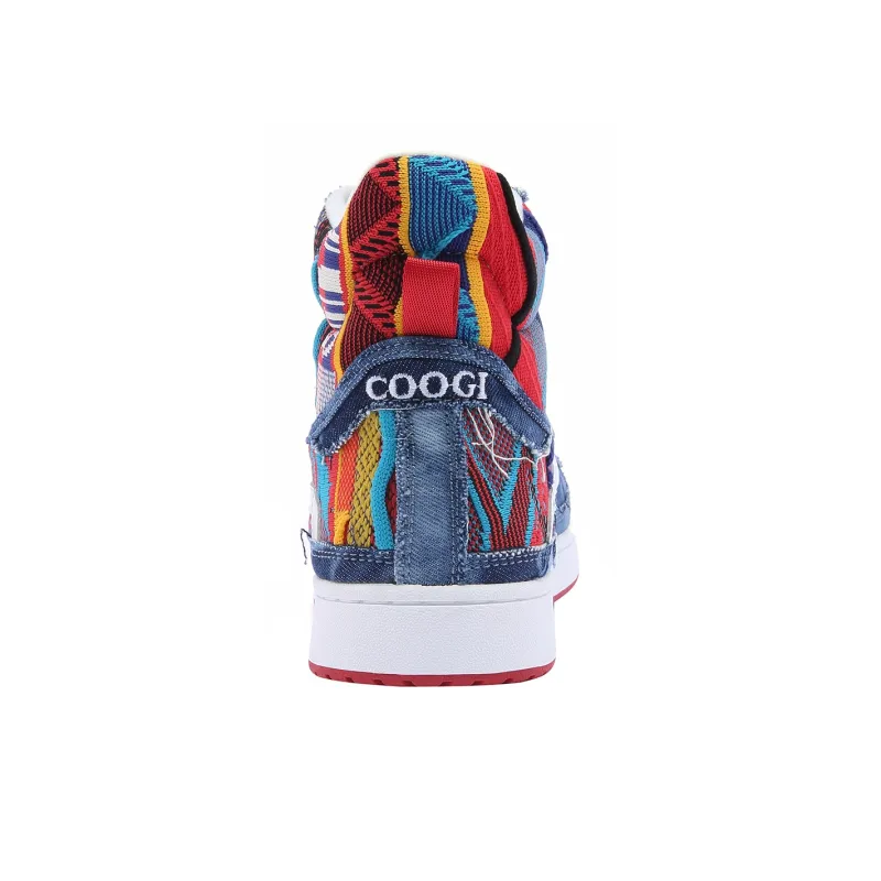 JACLAR High Top Vintage Basketball Shoes Unisex Blue-5