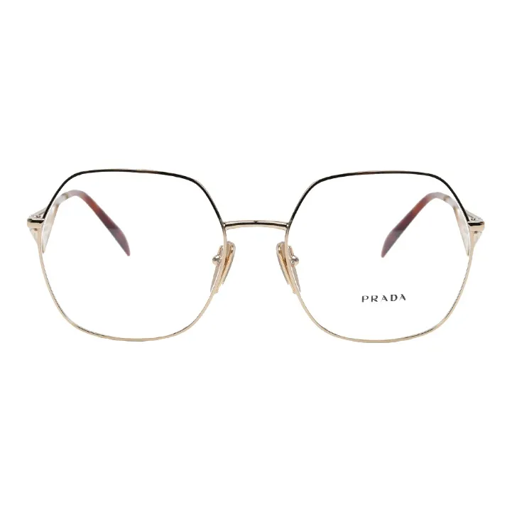 PRADA Alloy Irregular Shape Eyeglass Frames Women's-4