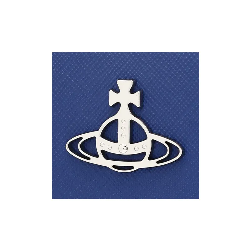 Vivienne Westwood Leather Wallet Women's Blue-6