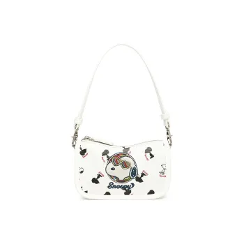 SNOOPY PVC Embroidery Shoulder Bag Women's