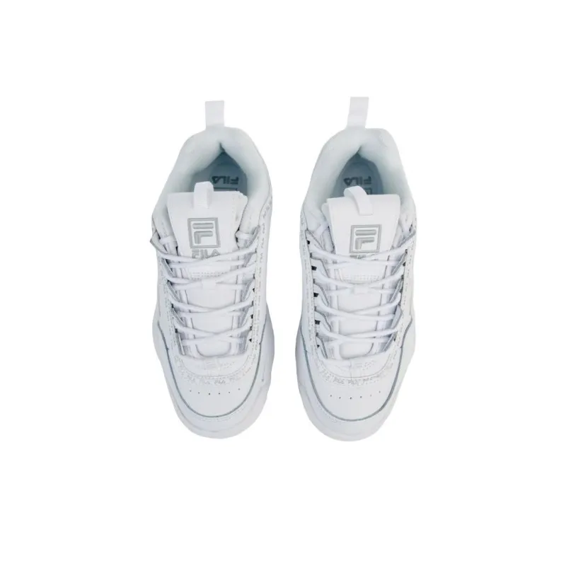 FILA Women's Disruptor 2 Premium 'White Silver'-4