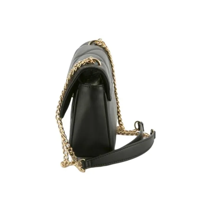GUESS Diamond Quilting Artificial Leather Shoulder Bag Crossbody Bag Regular Women's Black-1