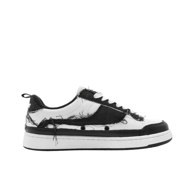 JACLAR Skateboard Shoes Unisex White Black-1