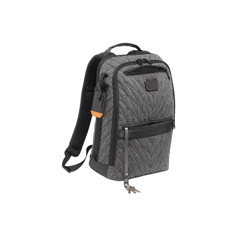 TUMI Alpha Bravo Polyamide Backpack Medium Size Men's Gray-1