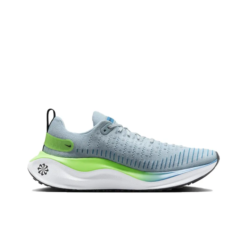 Nike ReactX Infinity Run 4 Light Armory Blue Lime-2