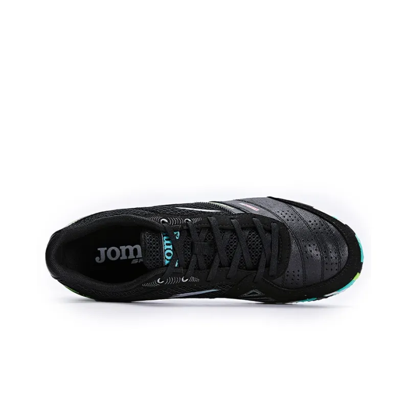 Joma TF Rubber Broken Studs Anti Slip Wear Resistant Soccer Shoes Men's Black-3