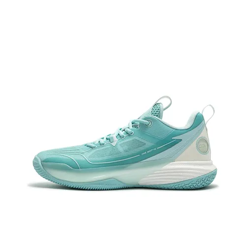 361° ONE MOTION Wave Series Basketball Shoes Men Low-Top Aquatic Blue/Lightweight Blue