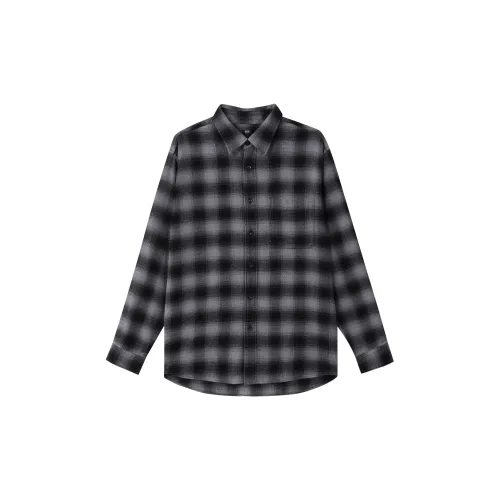 UNIQLO Shirts Men Asphalt Gray