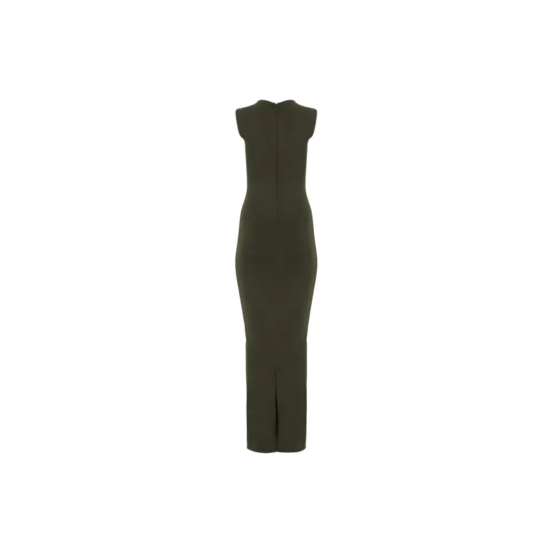 Entire Studios FW23 Sleeveless Dress Women's Army Green-1