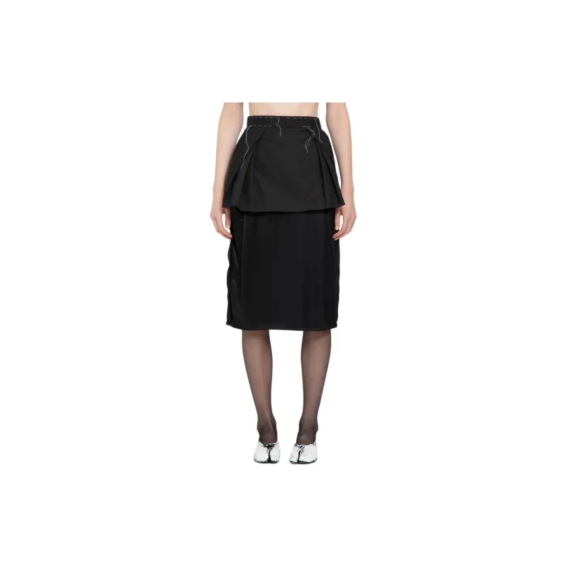 Maison Margiela Layered Midi Skirt-1